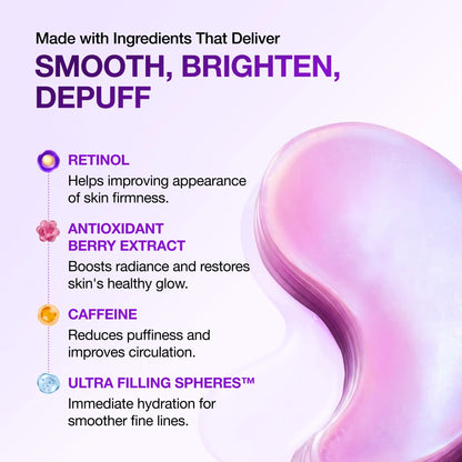 ANUA Retinol Berry Eye Patches, 60 Count